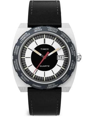 Timex Orologio World Time Reissue 39Mm - Nero
