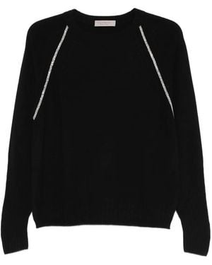 D.exterior Crystal-Embellished Sweater - Black
