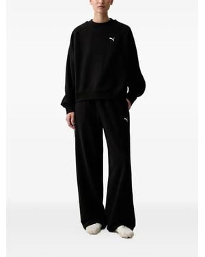 PUMA Loungewear Jogginganzug Aus Fleece - Schwarz