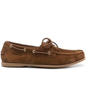 Tom Ford Suede Boat Shoes - Brown