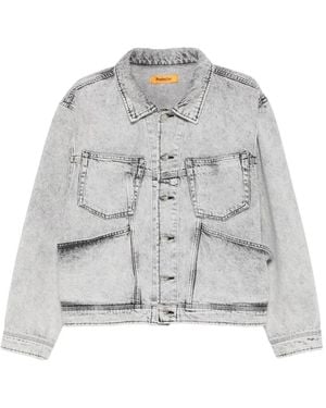 Replay Acid-Wash Denim Jacket - Grey
