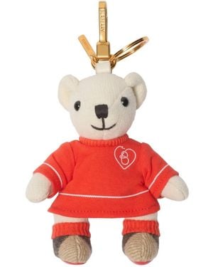 Burberry Bear Embroidered Keychain