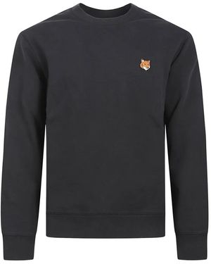 Maison Kitsuné Fox Head Sweatshirt - Blue