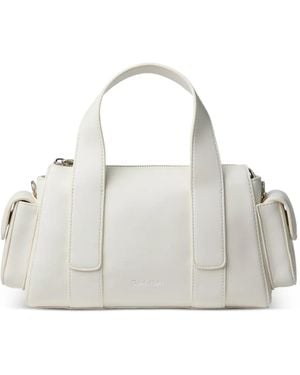 Calvin Klein Top-Handle Tote Bag - White