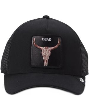 Goorin Bros Skulls-Appliqué Cap Hat - Black