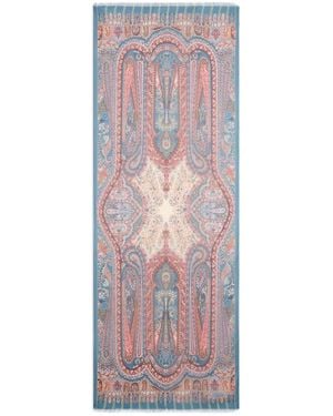 Etro Paisley-Print Scarf - Blau
