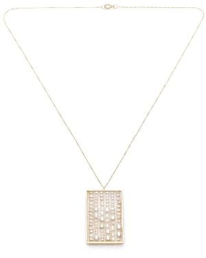 Wwake 14Kt Recycled Pearl Necklace - White