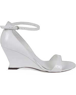 Ferragamo Vidette Ankle-Strap Sandals - White
