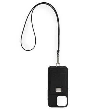 Dolce & Gabbana ロゴ Iphone 15 Pro Max ケース - ブラック