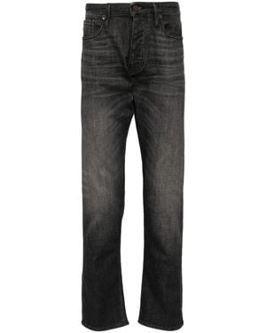 Emporio Armani ロゴパッチ ジーンズ - グレー