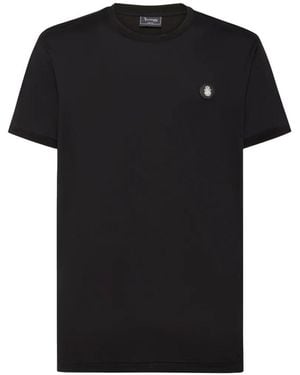 Billionaire Ss Round-Neck Logo-Motif T-Shirt - Black