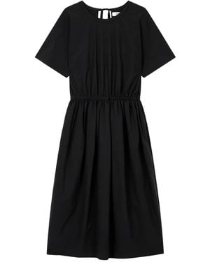 Studio Tomboy X Elastic Waist Short-Sleeve Dress - Black