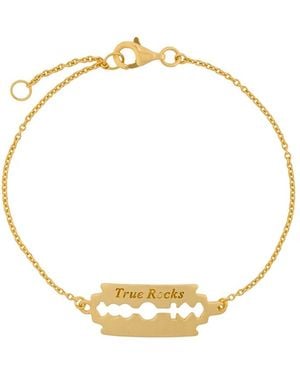 True Rocks Pulsera Estilo Cuchilla - Metálico