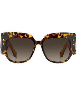 Etro Blossom-Embellished Tortoiseshell Sunglasses - Brown
