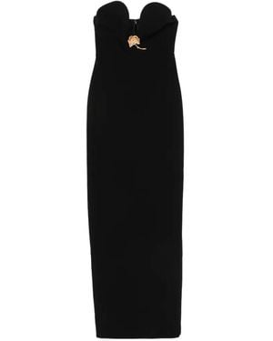 Roland Mouret Sweetheart Floral Dress - Black