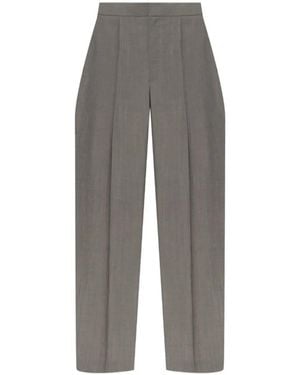 Alexander Wang Pleated Wool Trousers - Grey