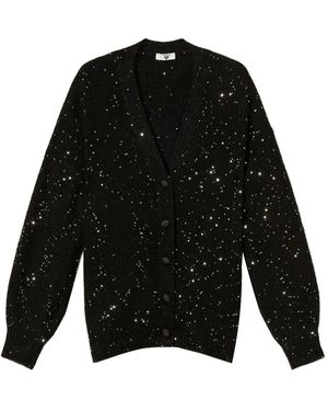 Twinset Sequin Cardigan - Black