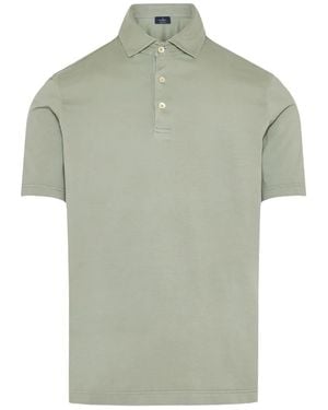 Barba Napoli Cotton Polo Shirt - Green