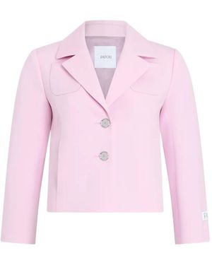 Patou Tailored Short Jacket - Pink