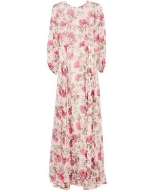 GIADA CURTI Floral-Print Dress - Pink