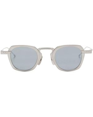 Thom Browne Square-Frame Sunglasses - White