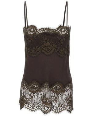 Herskind Linnea Lace-Panel Top - Black