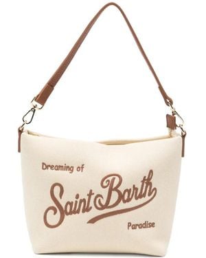 MC2 Saint Barth Aline Logo-Embroidered Tote Bag - White