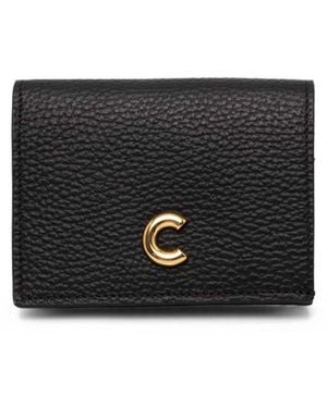 Coccinelle Logo-Appliqué Wallet - Black