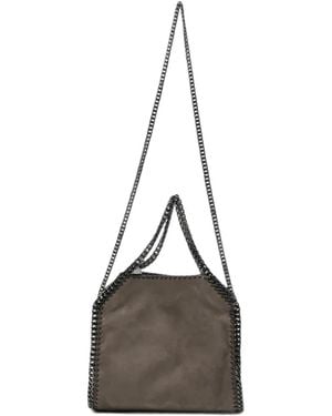 Stella McCartney Mini Falabella Chain-Trim Shoulder Bag - Brown