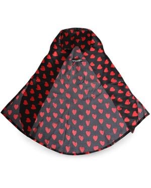 Dolce & Gabbana Heart-Print Hood - Red