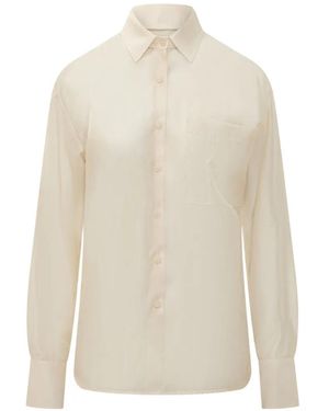 LE SULLY STUDIO Front-Pocket Shirt - White