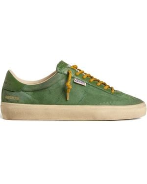 Golden Goose Soul Star Suede Trainers - Green