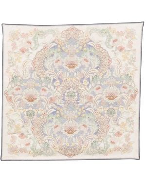 Zimmermann プリント シルクスカーフ - ナチュラル