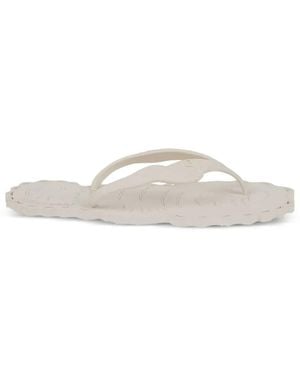 Zimmermann Chanclas Con Borde Festoneado - Blanco