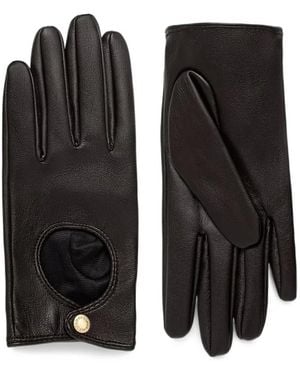ARMANI EXCHANGE Cut-Out Gloves - Black