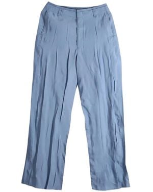 Lemaire Pantalones Con Pinzas - Azul