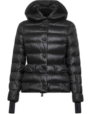 Moncler Quilted Hooded Jacket - Black