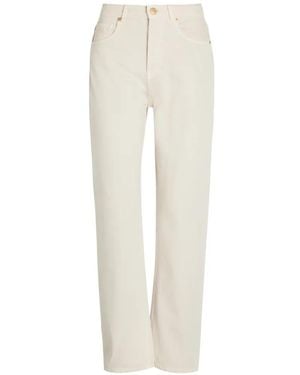 TOVE Senna Straight-Leg Jeans - White