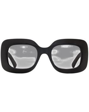 Gucci Gg Rectangular-Frame Sunglasses - Black