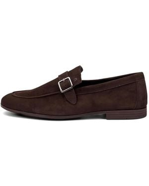 Frau Buckle-Detail Loafers - White