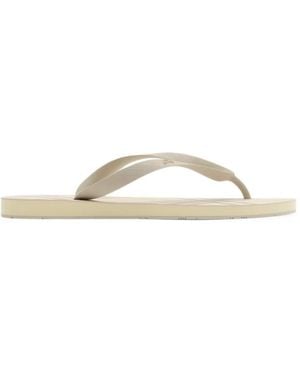 Burberry Check Haze Sandals - Natural