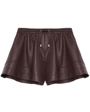 Loewe Shorts Met Trekkoord En Vlakken - Bruin