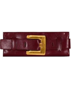 Balmain Anthem Clutch - Rood