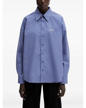 WRSTBHVR Camicia Tavi A Quadri - Blu