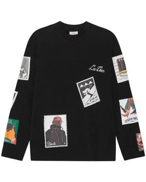 Les Deux Pull À Imprimé Graphique - Black