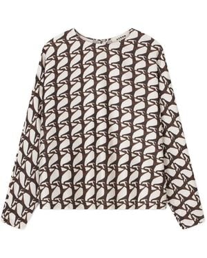Aeron Mary Bluse - Schwarz