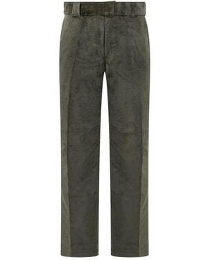 Dickies Corduroy-Texture Straight Pants - Gray