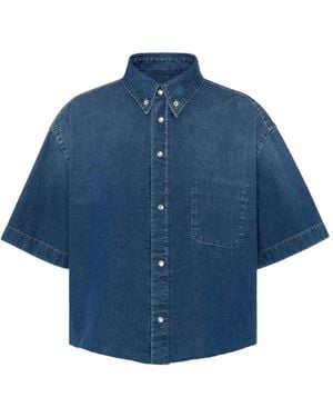 Maison Margiela Short-Sleeves Shirt - Blue