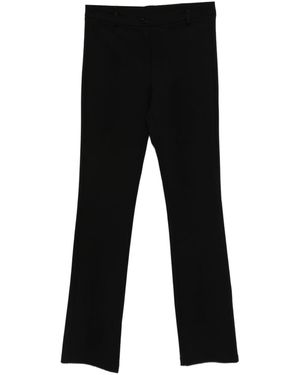 Patrizia Pepe Slim-Fit Trousers - Black