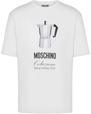Moschino Relaxed Fit Cotton T-Shirt - White